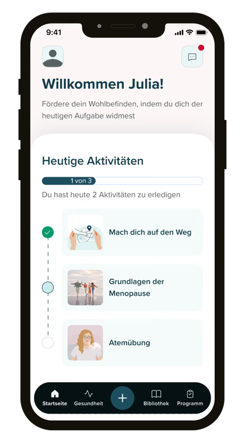 Smartphone mit der MENO! App